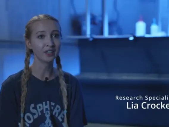Picture of Lia Crocker in interview
