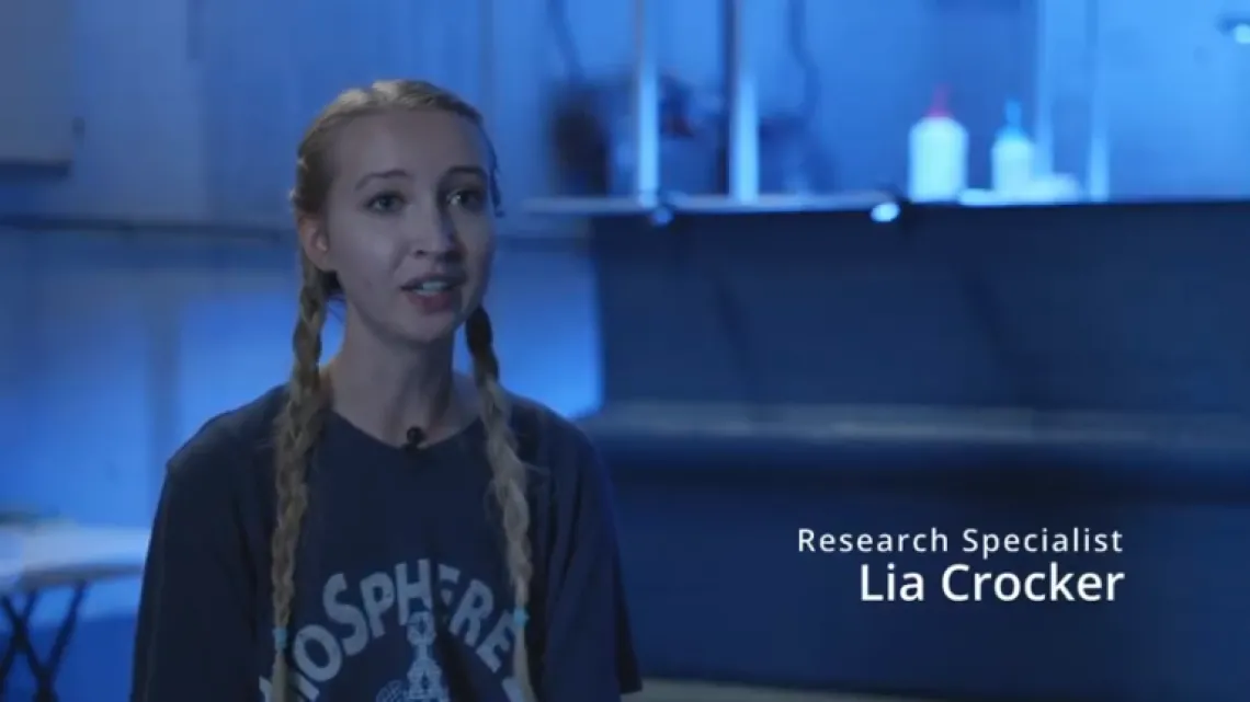 Picture of Lia Crocker in interview